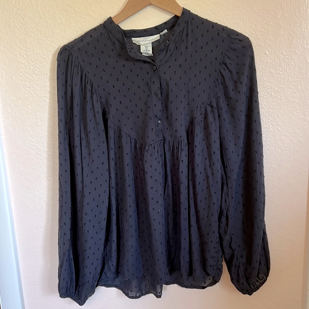 H&M Swiss Dot Blouse